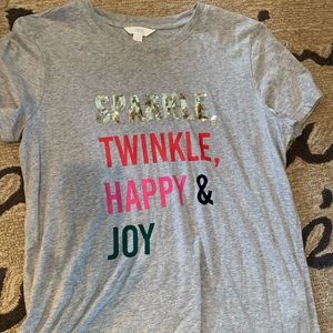 Holiday graphic T-shirt